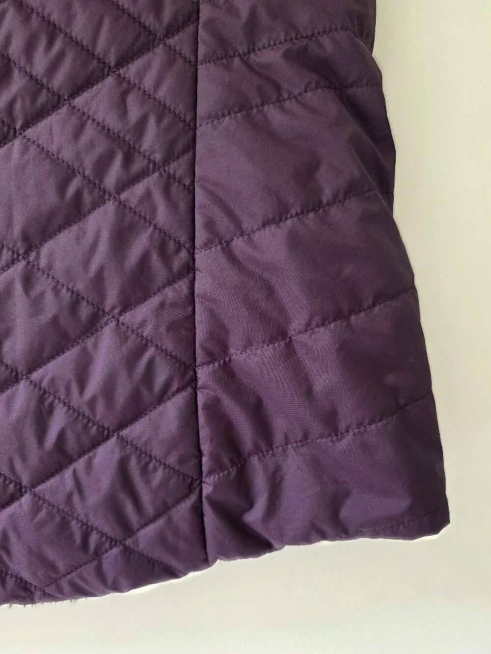The North Face Mossbud Insulated Reversible Vest Purple | Small | EUC Soft Fuzzy